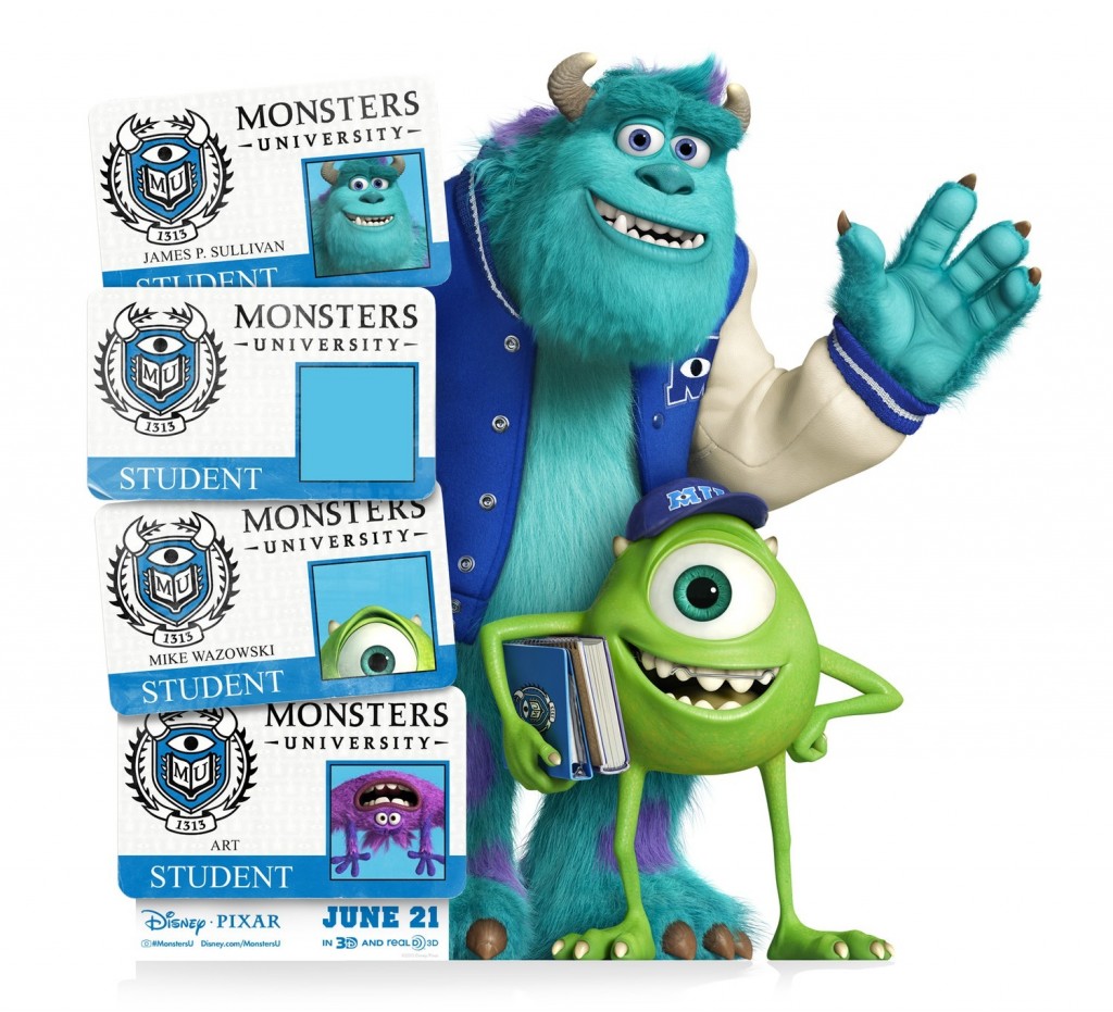 Monster University ID Card Standee